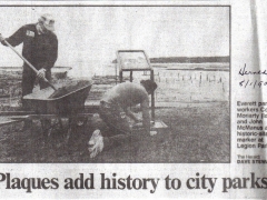 Everett Parks signs 1990