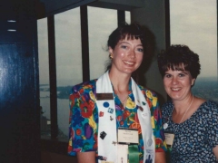 Susan Anderson-and-Sheila Countryman Bean attend the 1994-Detroit-ZIF-convention