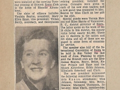 Virginia Beaton, President 1956-57