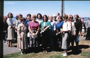 Group pic with sign project