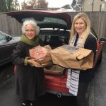 delivering meals to Cocoon House 2018